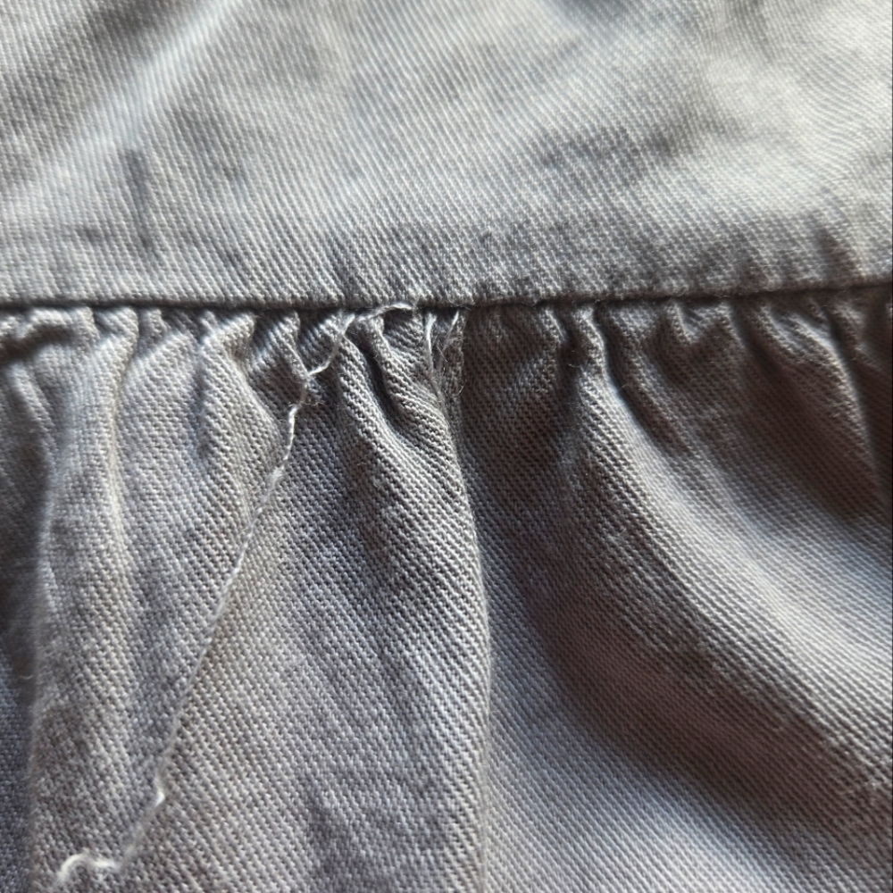 Tea N Rose. Blueish Grey Tiered Maxi Dress Size S - Picture 7 of 8
